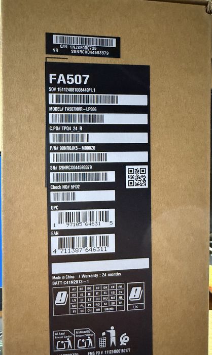 Лаптоп ASUS TUF A15