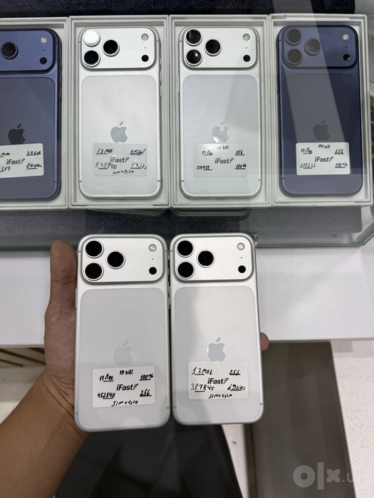 iPhone 17pro max 256gb silver ideal yengide