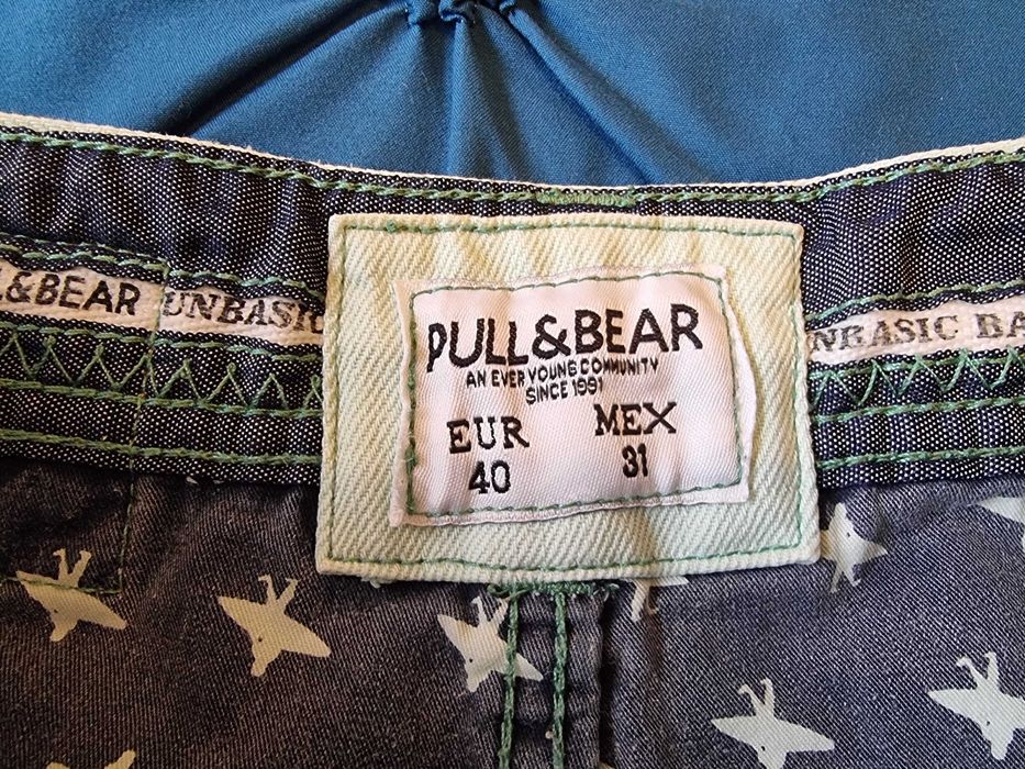 Blugi scurti barbati, Pull&Bear, marimea M