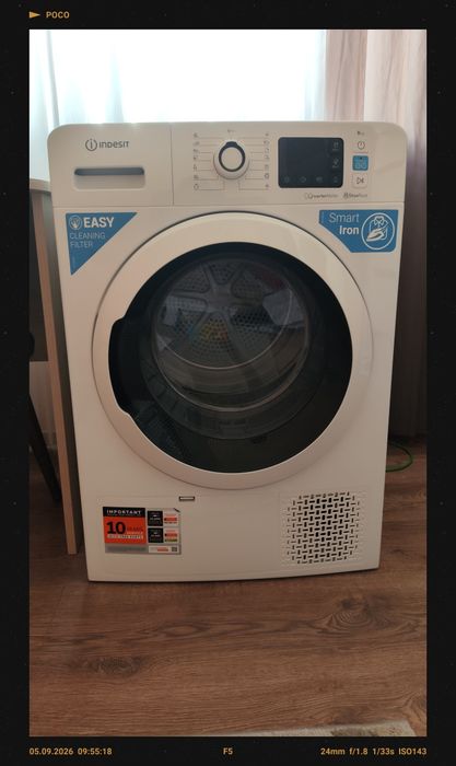 Сушилня Indesit YT M11 83K RX EU , 8 kg, A+++ , бял - Indesit