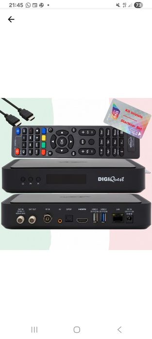 Vând receptor/receiver/decodor DigiQuest 4k UHD