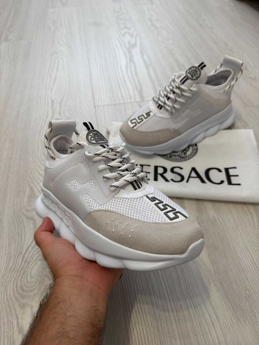 Adidasi VERSACE Chain Reaction l Produs NOU