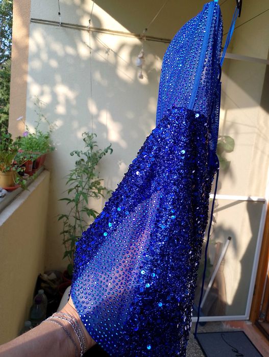 Прекрасна нова рокля - кралско синьо, S номер, 60 лв.