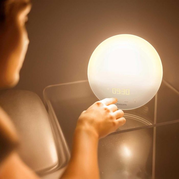 Philips Ceas cu alarmă și lumină de răsărit 20 niveluri luminozitate