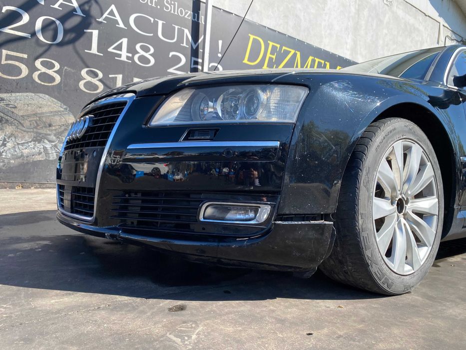Dezmembrez Audi A8 D3 FaceLift 3.0/4.2 TDI/ASN/BVN/BVK/usa/interior/jante/stopuri/faruri/capota/fusta bara fata/plafon