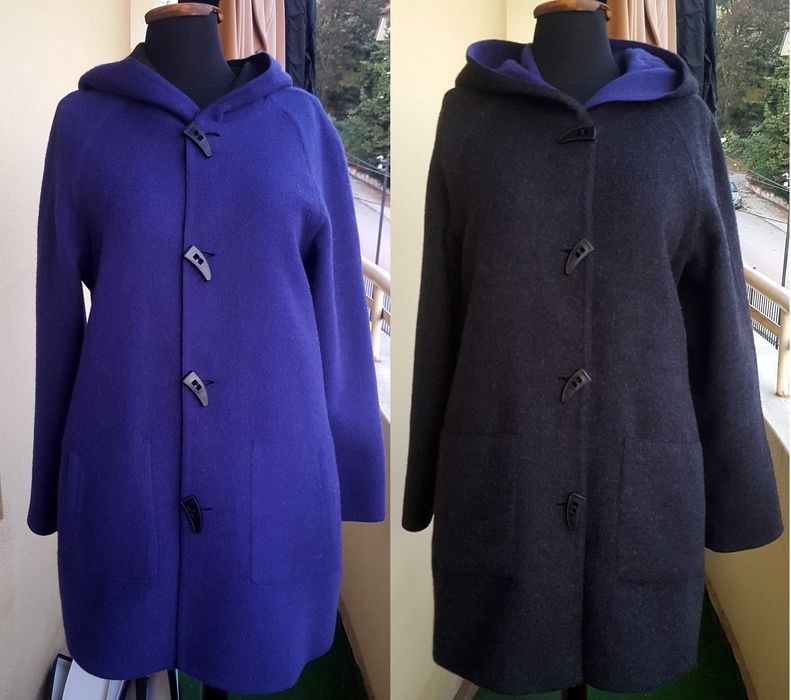 Pinko Diane Furstenberg Marina Rinaldi палто вълна кожа XS S M L XL