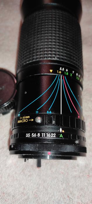 vand - obiectiv foto  TOPMAN MC AUTO. zoom /macro 1:3.5-4.8  f=35-200 mm ( 67 ) japan - neprobat  pret 150 ron