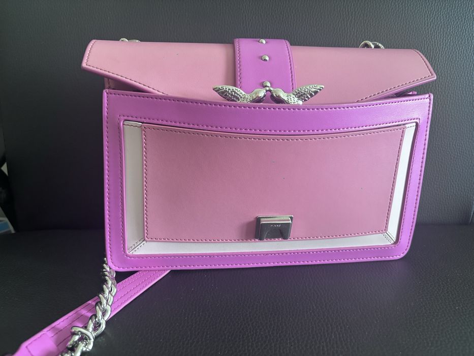 Чанта Pinko естествена кожа
