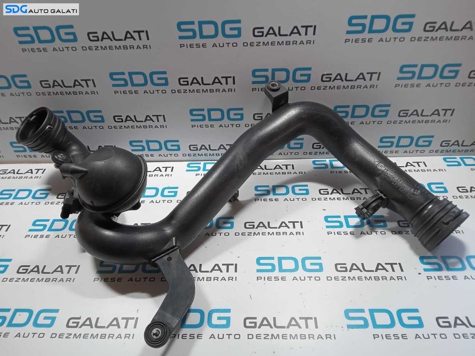 Tubulatura Conducta Tub Presiune Aer Intercooler Volkswagen Jetta 1.9 TDI BKC BXE 2006 - 2011 Cod 1K0145770AA 1K0145762CR [275M7]