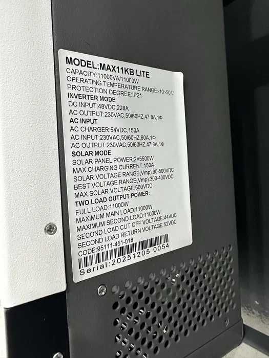 TTN 11kw Gibrid invertor