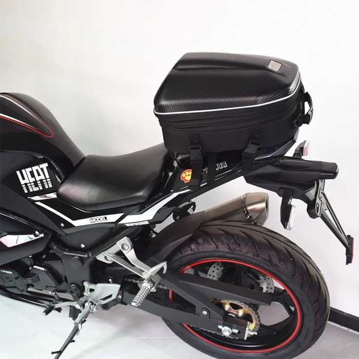 Раница за мотор, разтегателна, Карбон, 38см