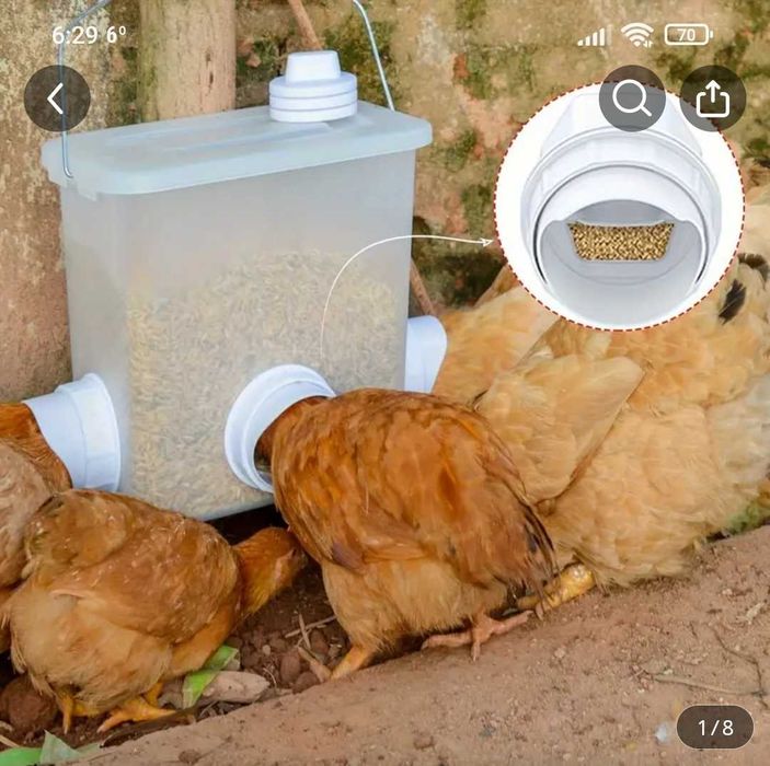 Продавам поилки и хранилки за пилета,кокошки и д-р.