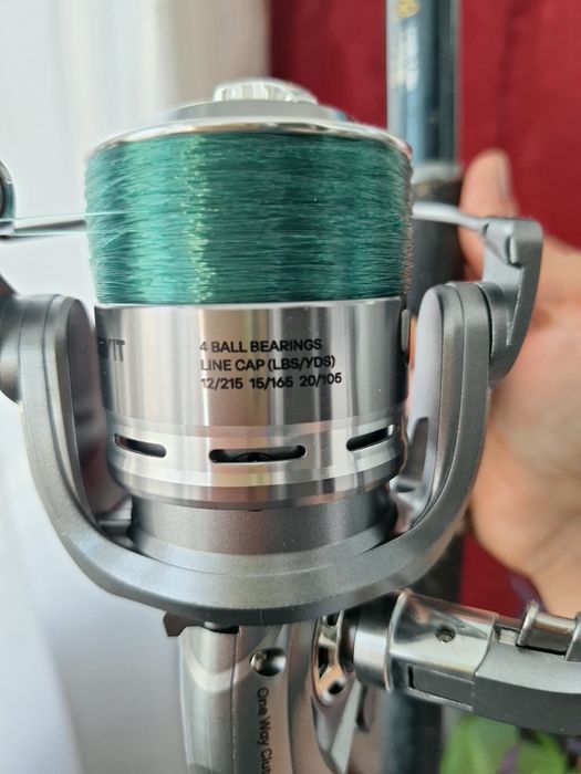 Lansetă telescopică + mulinetă Free-Spool 5000-S – gata de pescuit