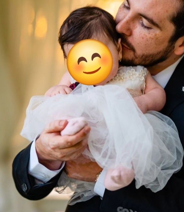 Rochie botez bebe 3 luni alba din tulle stil mireasa