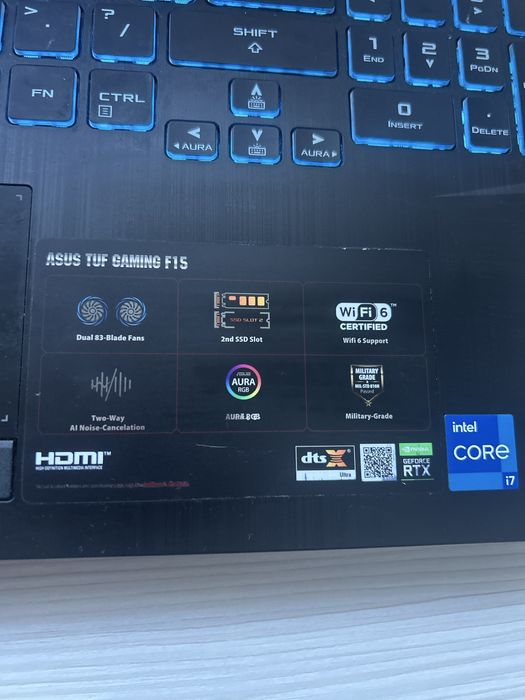 Laptop gaming  ASUS TUF Gaming F15 FX506HE_FX506HE