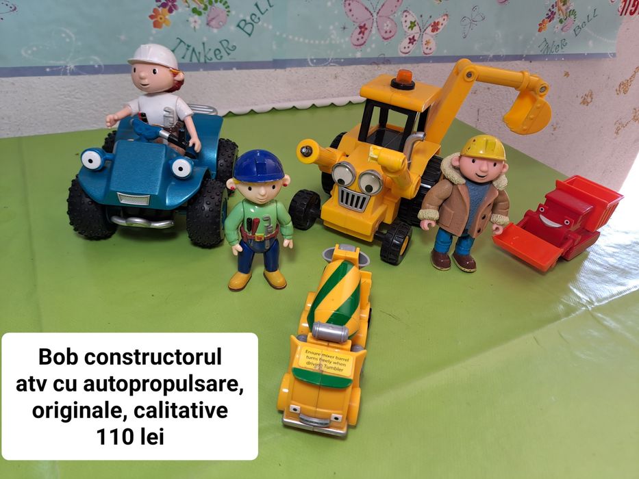 Figurine și mașinuțe Bob constructorul
