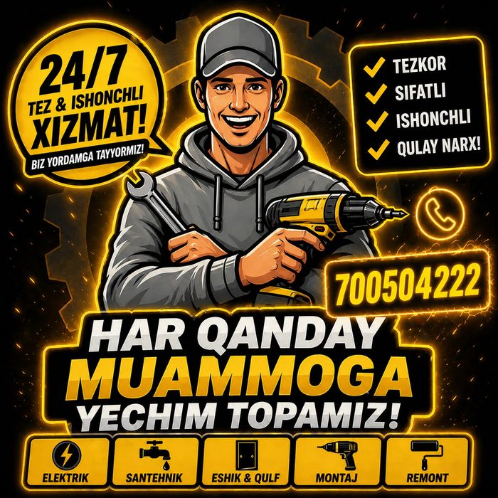 Santexnika xizmati 24/7