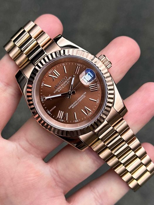 Seiko Mod President Choco Roman