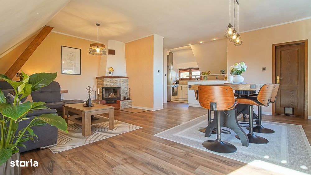 Apartament cu curte | 130 + teren 300 mp | Vedere panoramică Tâmpa