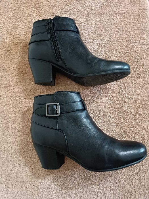 Botine piele , stare excelenta