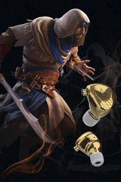 NFAcous RG15 × Assassin's Creed Mirage Casti IEMs In-Ear Noi, Cutie