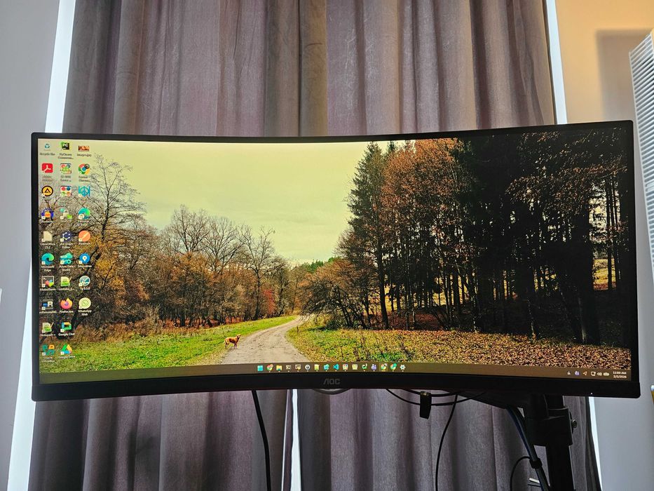 Monitor Gaming Curbat AOC 34"