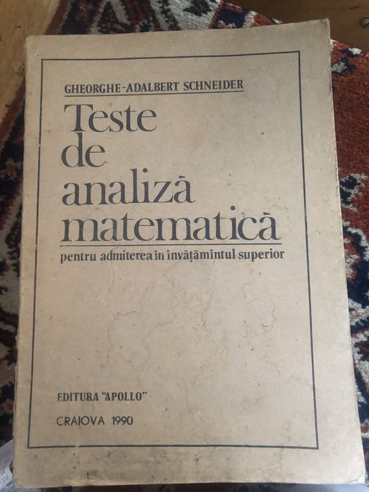 Culegeri matematica fizica chimie