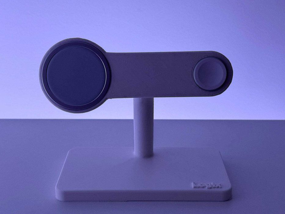 Stand 3D pentru iPhone și Apple Watch cu Integrare MagSafe