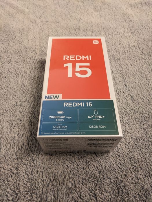 Xiaomi Redmi 15 (6+128GB) Черен