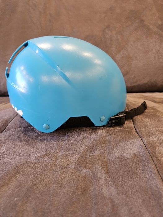 Детска каска за ски Weze, синя + подрък