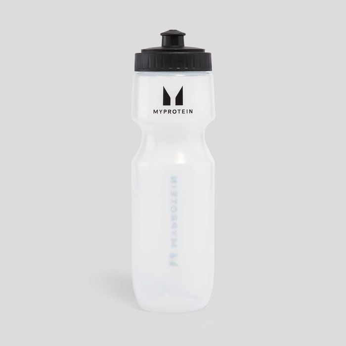 MyProtein Пластмасов шейкър + Спортна бутилка за вода- прозрачен/черен
