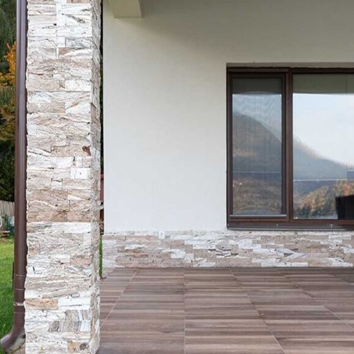 Travertin Bej Scapitat  15 x 5 x 2 cm 94,53 +TVA / mp