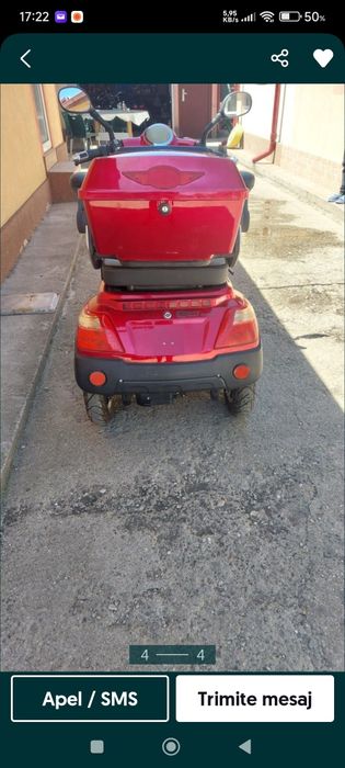 Vand scuter 4 roti baterii litiu ion