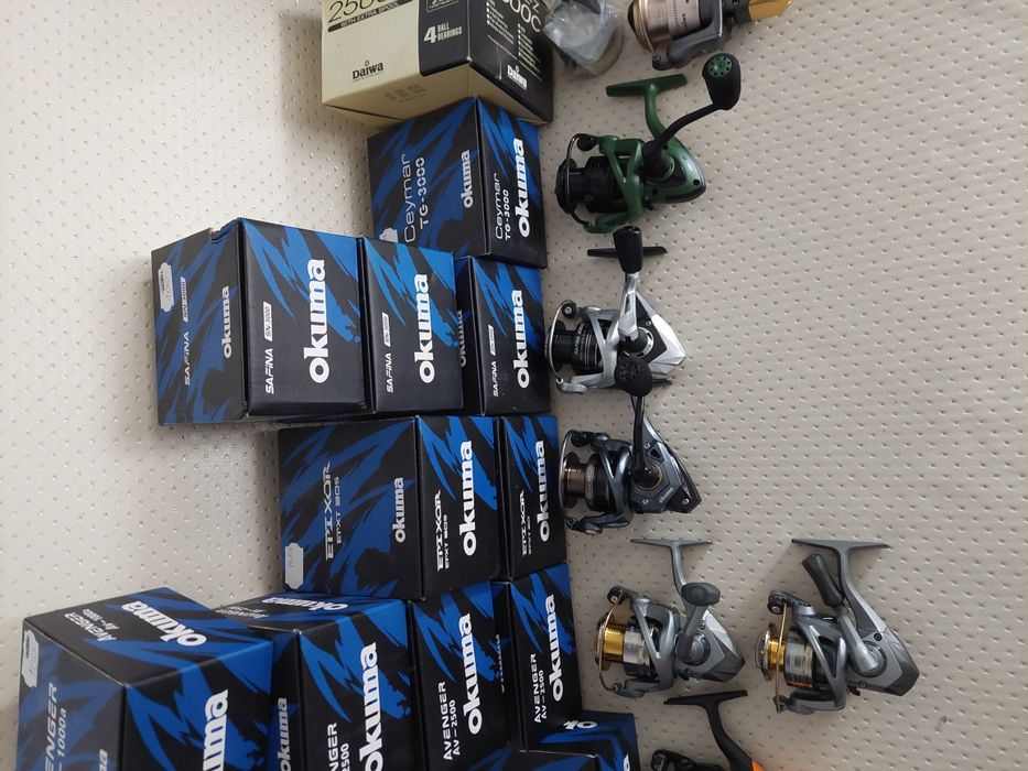 Mulinete spinning/match okuma si daiwa. Noi