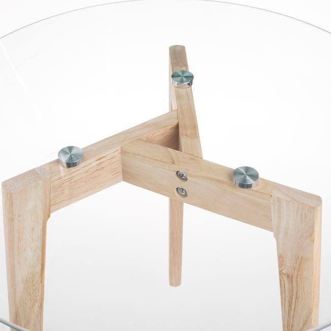 Холна стъклена масичка