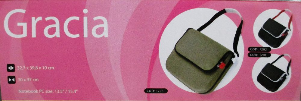 geantă laptop de designer, Barcelona Gracia nouă, in cutie