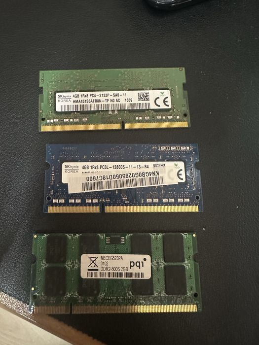 Ram памет за продаване DDR2, DDR3, DDR4