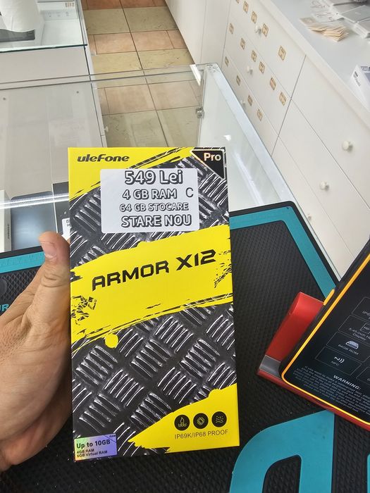 Ulefone Armor X12 Pro, 4/64 GB, Nou, Garanție