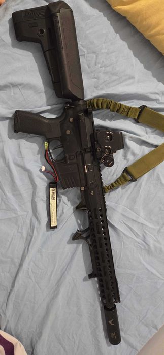 Еърсофт Delta armory ar15 (ЪПГРЕЙДНАТА)