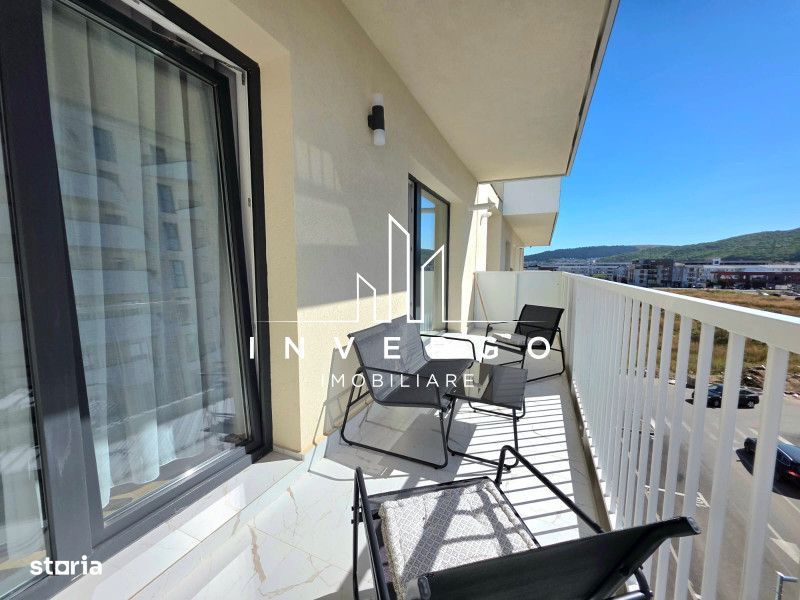Apartament in bloc nou, 2 camere, de inchiriat, in Floresti