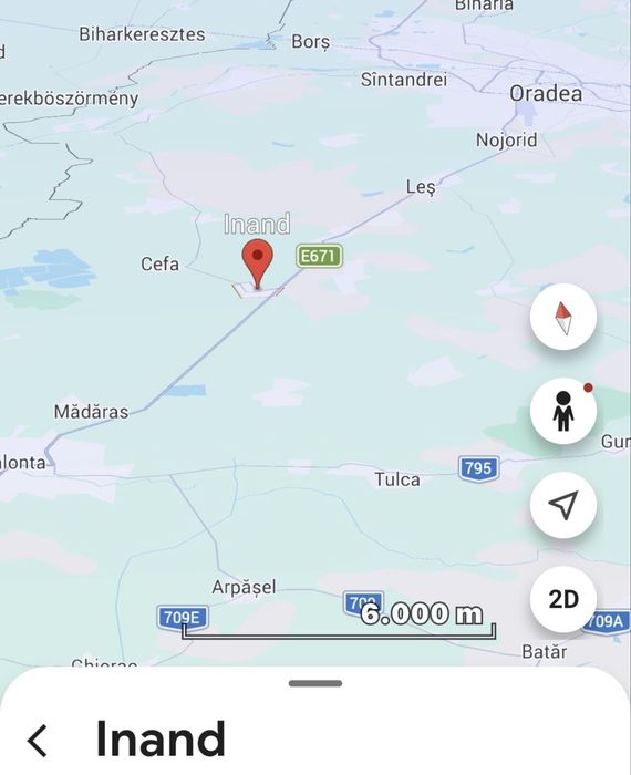 Teren intravilan Inand