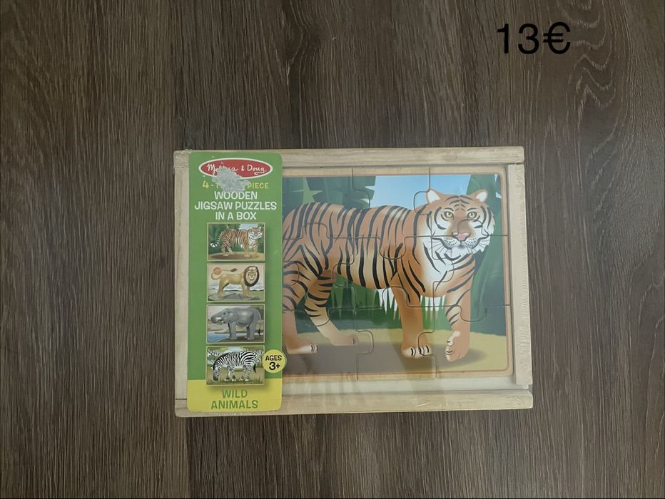 Нови дървени играчки и пъзели