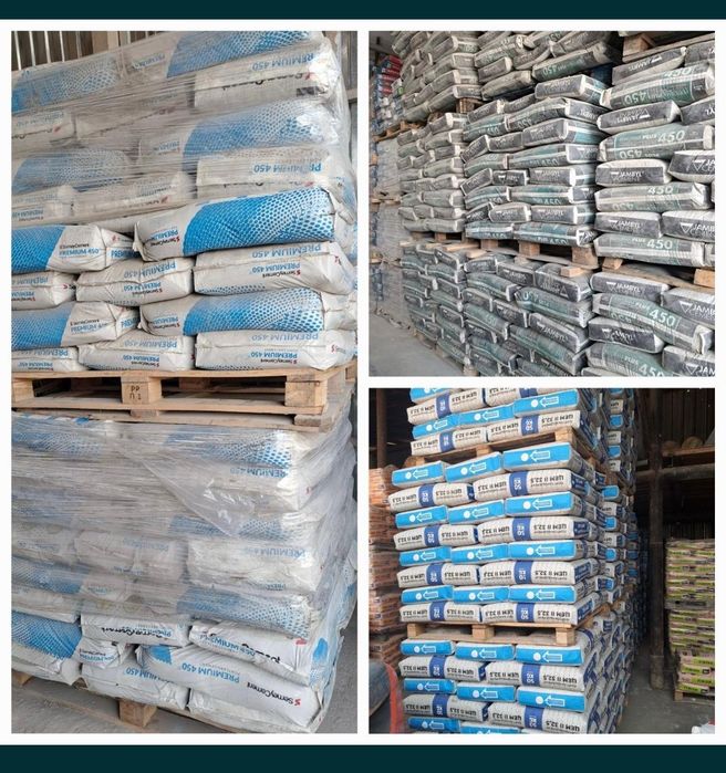 Цемент в мешках 50 кг