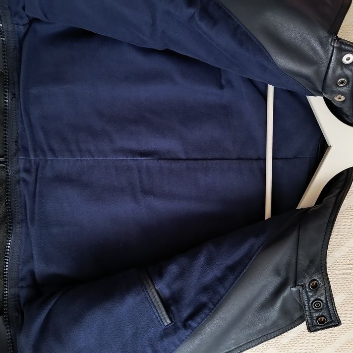 Geacă moto din piele naturală, mărimea M