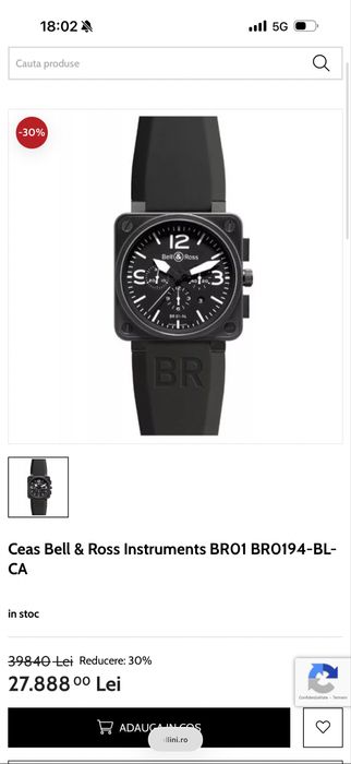 Ceas Bell&Ross de vanzare