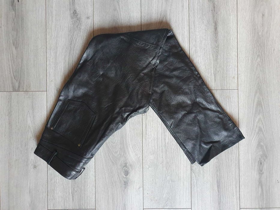 Pantaloni de piele FMC barbati - Marimea 36 (Talie 89 cm)