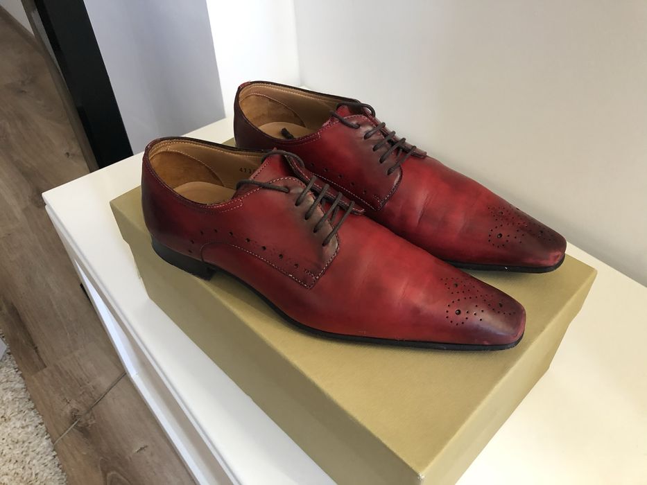 Pantofi rosii Stefano Branchini marime 39-40