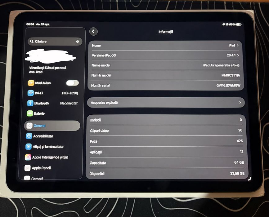 iPad Air 5 (Generația a 5-a) M1