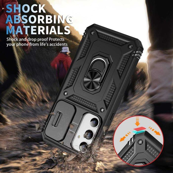 Husa antisoc + Folie SAMSUNG Galaxy A56 A53 A54 A55 A36 5G S21 FE S24