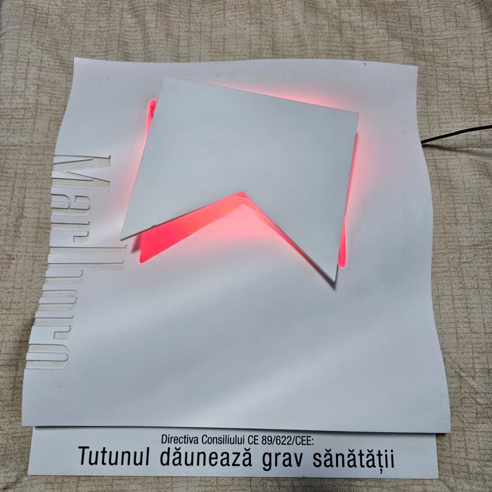 Reclama luminoasa Marlboro, sign, led